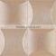 Classic Square Faux Leather Wall Panel With Rose Embossed
