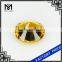 semi precious color nano stone diamond cut yellow nano gem for jewelry