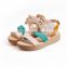New summer color thick bottom comfortable fashion and genuine sandals