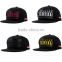 High fashion customize snapback hats with rubber patch logo ,snapback manufacturer from China