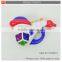 Cutely cartoon animal shape baby rattle baby bell with light&music