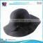 Classical black felt hillbilly hat bodies wool felt hat