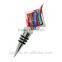 Diamond Shape Colorful Murano Glass Red Wine Stopper