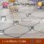 Decoration Material of Grey Marble Tile Mix Glass Mosaic Tile for Wall