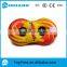 ASTM/EN71 towable double yellow pvc plastics inflatable heavy duty snow tube/ inflatable water ski snow sled