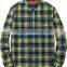 Mens Casual Plaid Flannel Shirts With Snaps OEM Service China Manufacturer