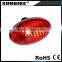 2015 High Quality Hot Sale Egg Shaped Bike Taillight