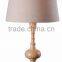 thicken base enery saving desk lamp poly lamp base with black hardback barrel shade for bedside reading