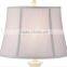 Creek Classics Cream and Blue Metallic Drip Glaze Ceramic Table Lamp