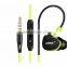 2016 sport earphone with mic wired stereo headphone with mic