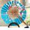 Promotional bamboo hand fan weding mini fan