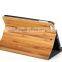 ODM PC Wood Bamboo Cover Protective Case for IPad Flip Stand Protective Case