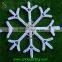 Indoor outdoor holiday led festoon lighting led sculpture snowflake light