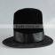 Black flannelette tall hat halloween party hat