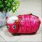 High quality genuine leathter coin purse sheep face animal leather coin purse, coin case