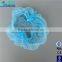 2015 perfect quality strip cap bouffant cap pleated round cap(double elastic)
