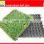 Plastic Flooring cover interlocking synthetic turf tile