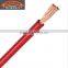 transparent brown pvc power cable copper clad aluminum fire resistant frosted cable 4GA