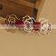 MYLOVE women alligator clips gold rose barrette