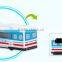 Smart Creative Auto Bus Alarm Clock ,Driving Car LCD Alarm Clock