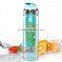 Popular Item 800ML Energy Sport Fruit Infuser Water Bottle Tritan Multiple Colors Plastic Bottle With Locking Flip Top Lid