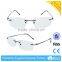 brand new high quality cheap rimless custom logo reading glasses
