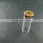 40x15mm Vintage Style Round Glass Tube Dome in Bronze Antiqued Bezel Tray DIY Wish Vial Pendant Charm Supplies 1810287