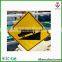 Hot galvanzied steel reflective traffic road sign