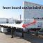 2 axle flatbed interlink / tandem flatbed semi trailer for sale
