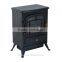 HomCom 16" 1500W Free Standing Electric Fireplace - Black