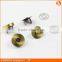 Total 5mm thick round silver magnetic snap button for bag and purse