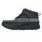 High collar black men casual shoes 2016