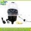 Aeroponics pot with 5 net cup and Portable Heated Propagator! 5x Pot with cycle timer . Home hydroponic system.