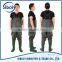 any color available waterproof pvc chest high fishing waders also used as water workwear suit