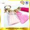 leather tassel keychain/tassel for earing/ keychain