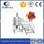 CE approved ketchup mixing and blending tank machine with three layers food grade stainless steel