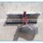 Spray window brush window cleaner with microfiber and rubber wiper strip