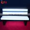 Outdoor furniture plastic patio bench RGB lights cheap price