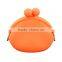 Candy Colored Food Grade Silicone Coin Purse for Girls