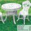 HuangYan Plastic Folding Garden Table and Chair