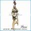 Wholesale Bronze Tone Anchor Pendant Necklace Brown Adjustable Vintage Leather Cord Necklace