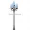 Metal casting lighting poles,custom metal lamp posts,street light posts