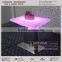 metal frame led plastic coffee table