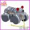 2015 Funny Kids Pull String Karting Toy,Dog design Children Wooden Scrat Pull Toy,Christmas wooden pull and push toy WJ276115