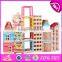 Wholesale cheap 150 pcs educational wooden nesting blocks for baby W13D153