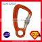 A140-22KSG Industrial Safety Forged Aluminum Captive Eye CE Standard Screw Gate Quicklock Locksafe Carabiner