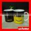 UCHOME Creative Monday Smile Face Colour Changing Ceramic Mug, Cheap Promotional And Gift Thermal Transfer Smiling Cup