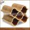 Curved birch wood wine rack for bottles