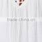 100% rayon V neck ivory crochet sexy dress