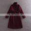 winter newest woolen coats long overcoats with sashes in for adults women